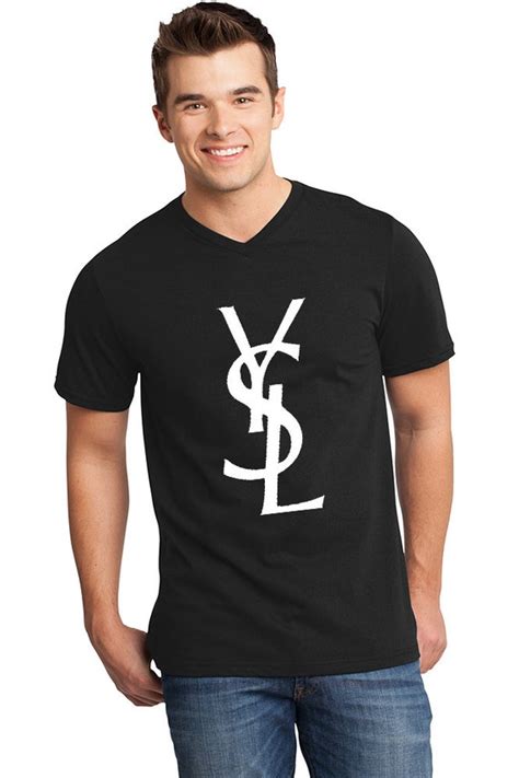 Ysl V Neck Tshirt 